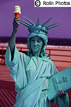 Statue Of Liberty Model At Coney Island